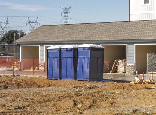 construction portable restrooms are designed for sanitation and cleanliness, with regular professional servicing and cleaning to ensure safety and hygiene on the work site